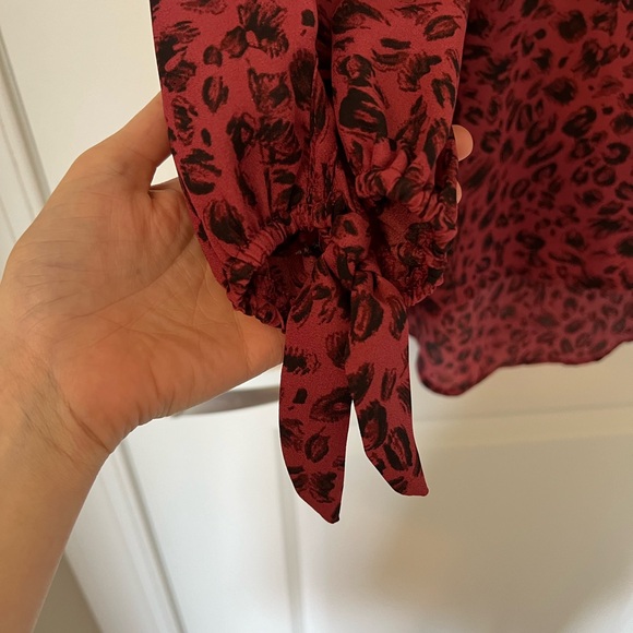 Leopard Print Papermoon Long Sleeved Blouse - Picture 2 of 5